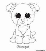 Coloring Beanie Boo Pages Ty Boos Baby Printable Party Colorear Scraps Print Para Jojo Babies Siwa German Shepherd Only Dibujos sketch template
