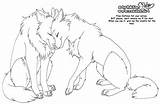 Outline Rukifox Wolfs Skyward Sketches Clans Jam sketch template