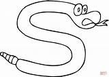 Kleurplaten Ular Serpiente Slang Mewarnai Slangen Letra Mamba Serpientes Belajar Sketsa Tk Imagui Pintar Serpent Moldes Warnaigambartk Buchstabe Schlange Aprende sketch template