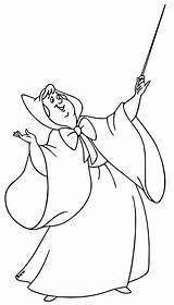 Cinderella Coloring Godmother Fairy Pages Charming Prince Wecoloringpage sketch template