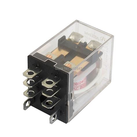 ac vv coil  pin dpdt power electromagnetic relay vac  vdc   relays