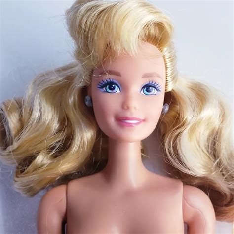 Barbie Rewind 80s Career Girl Nude Doll Blonde Hair Blue Eyes Superstar