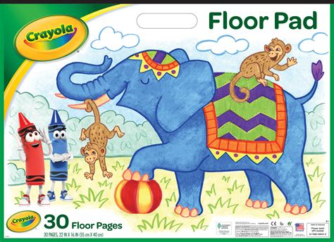 crayola giant coloring floor pad  pages walmartcom