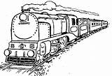 Coloring Pages Railroad Crossing Train Getcolorings Caboose sketch template