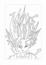 Ball Dragon Coloring Gohan Super Son Pages Saiyajin Kids Beautiful Mangas Printable sketch template