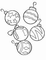 Christmas Coloring Pages Ornament Ornaments Balls Printable Ball Print Kids Color Tree Drawing Colouring Navidad Colorear Sheets Getdrawings Para Ornamentos sketch template