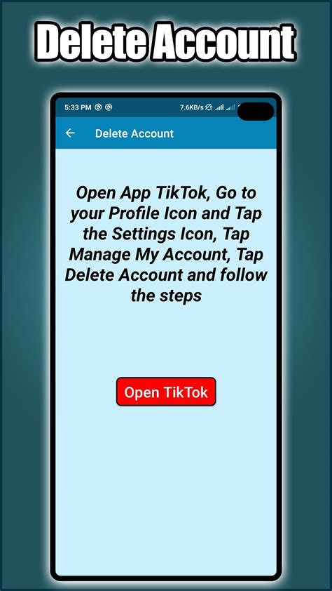 delete account apk  android