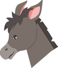donkey clipart clip art vectors graphics illustrations