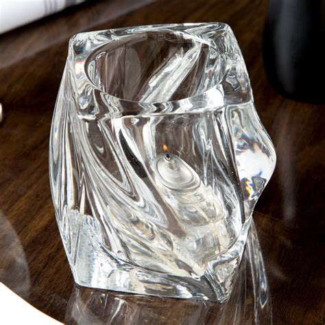 Sterno 80250 4 Clear Twist Glass Candle Holder