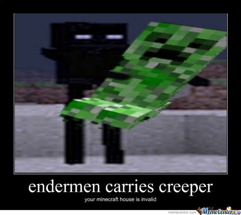 Endermen And Creeper By Heavenside Meme Center