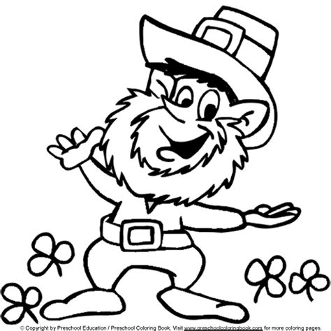 st patricks day leprechaun coloring pages disney coloring pages