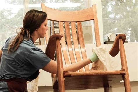 How We Build A Rocking Chair The Finish Gary Weeks And