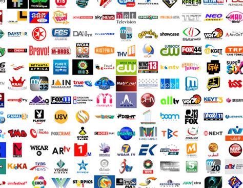 massive collection  tv channel logos
