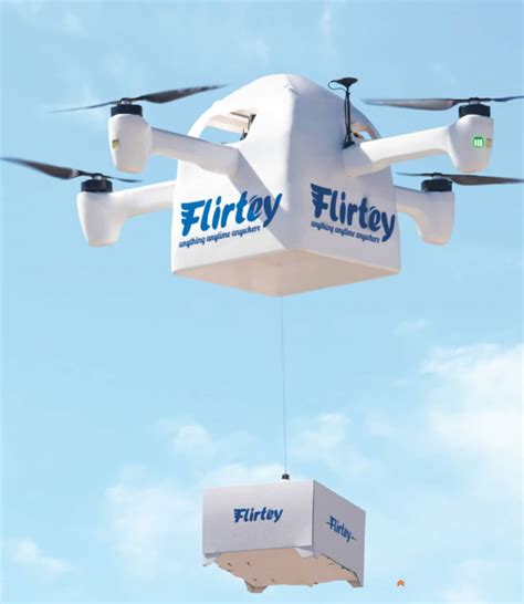 flirtey granted  patent instrumental  safety  drone delivery droneeconomy