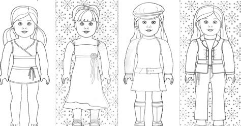 beautiful image american girl coloring pages mckenna american