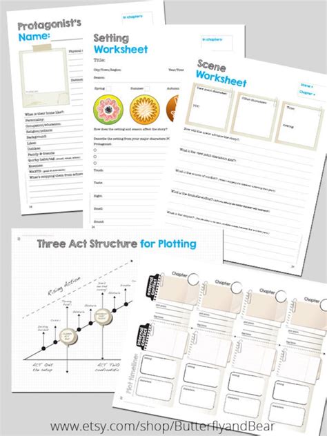 ultimate  planning workbook printable worksheets  etsy