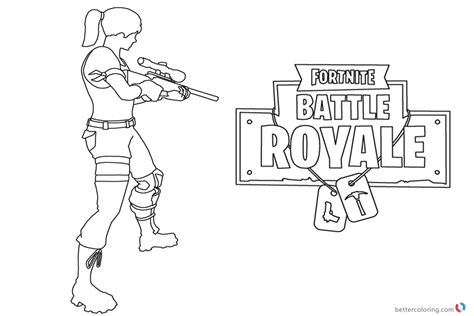 fortnite coloring pages fortnite battle royale  printable
