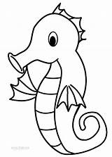 Seahorse Coloring Pages Print Printable Kids Cool2bkids sketch template