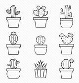 Cactus Makkelijk Tekenen Tekeningen Schattige Ideeen sketch template