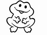 Frog Coloring Pages Cute Clipartmag sketch template