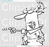 Businessman Accusing Mad Coloring Illustration Cartoon Line Rf Royalty Clipart Toonaday sketch template
