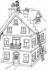 Sinterklaas Dak Kleurplaten Piet Zwarte Nikolaus Ladder Sankt Uitprinten Sint Animaatjes Downloaden sketch template