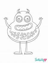 Coloring Monster Cute Pages Printables Faithfullyfree sketch template