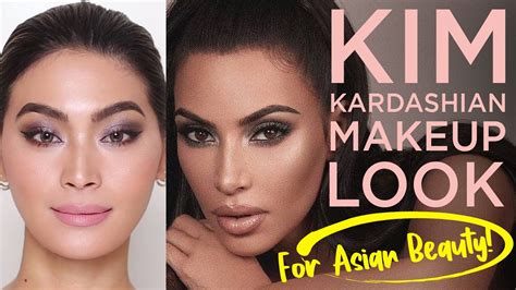 The Kim Kardashian Makeup On Asian Beauty Youtube