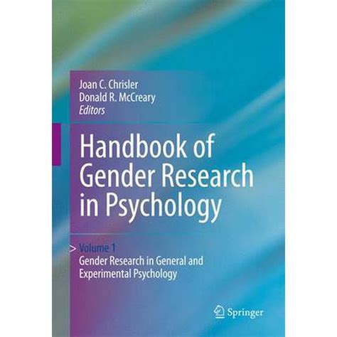 Handbook Of Gender Research In Psychology Other