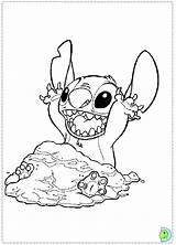 Stitch Coloring Pages Disney Lilo Kids Color Print Dinokids Popular Comments Close sketch template
