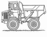 Digger Truck Coloring Dump Monster Colorluna Size Pages sketch template