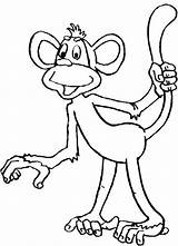 Disegni Scimmie Colorare Bambini Gorilas Monos Facundo Consejo Craft Acessar Immagini sketch template