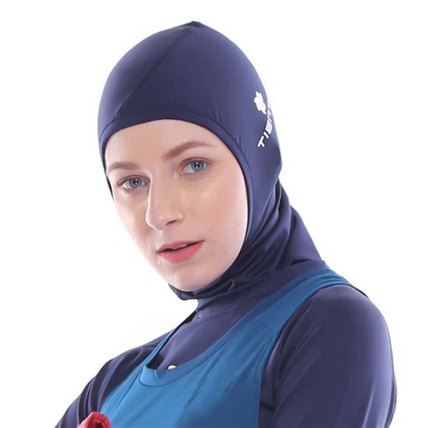 tiento fit hijab navy jilbab instant kerudung tiento
