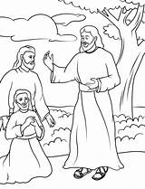 Jesus Coloring Disciples Pages His Preschool Church sketch template