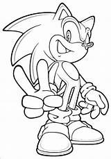 Sonic Hedgehog Coloring Pages Print Printable Colouring Sheets Cartoon Knuckles Baby Cute Kindergarten Kids Shadow Clipart Color Ocho Chavo Del sketch template