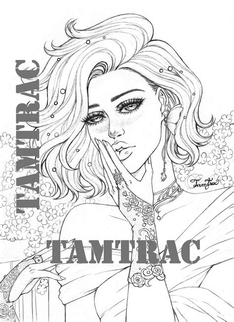coloring page  printable adult tattoo colouring pages book instant