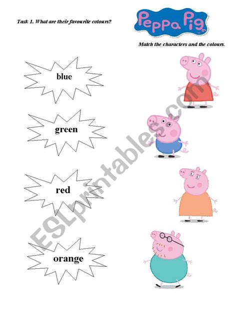 peppa pig worksheets worksheets  kindergarten
