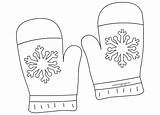 Gloves Coloringpage Handschoenen sketch template