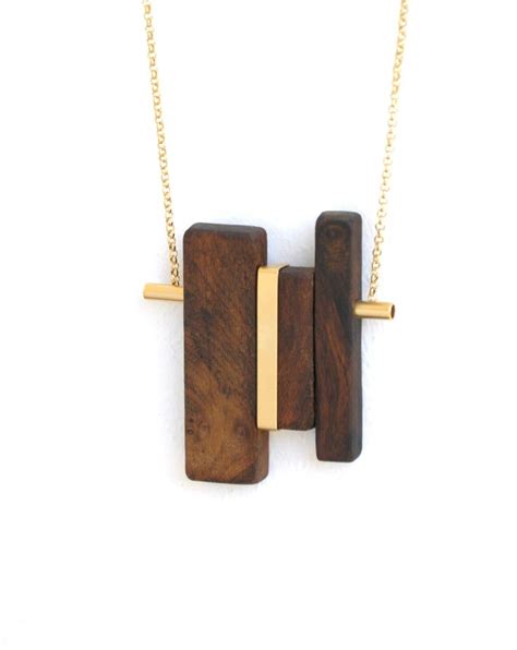 jewellery wood images  pinterest wooden jewelry contemporary jewellery  necklaces