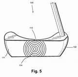 Patents Putter Golf Drawing sketch template