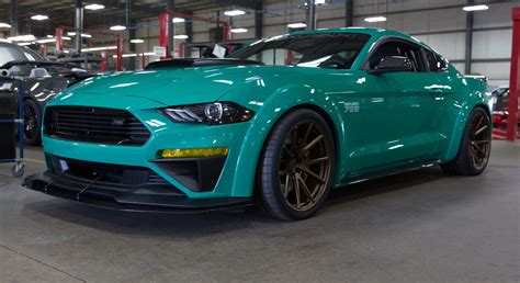 captivating green mustang boasting carbon fiber caridcom gallery