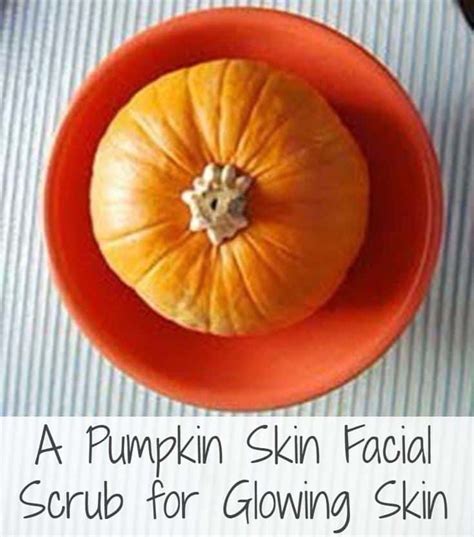A Homemade Pumpkin Face Scrub With Honey And Cinnamon For Better Skin