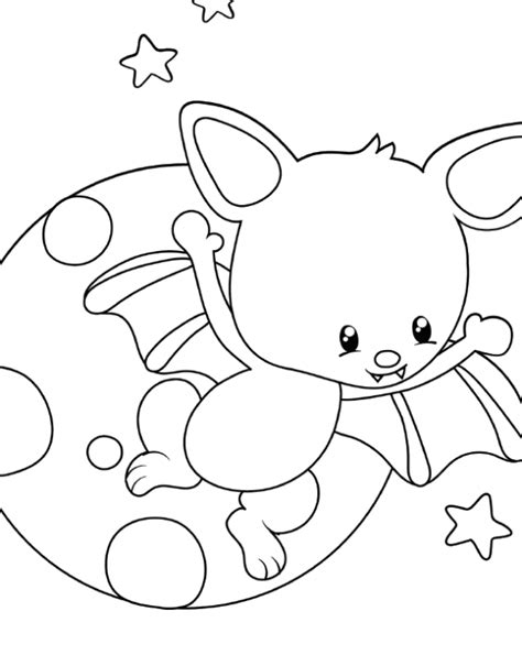 halloween bat coloring pages  kids