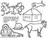 Things Color Grey Mice Goat Garage Train Hat Dog sketch template