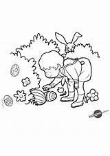 Easter Egg Hunt Coloring Pages Drawing Sketch Bunny Funky Colouring Getdrawings Getcolorings Color Paintingvalley sketch template