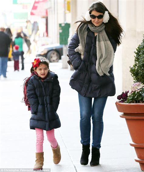 Katie Holmes And Suri Battle The Icy New York Weather In