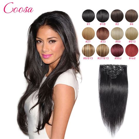 Best Quality Brazilian Hair Clip In Extensions 120 Gram Tic Tac Cabelo