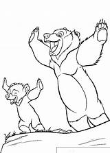 Bear Brother Coloring Pages Koda Kenai Cartoons Educationalcoloringpages Disney Printable Kids Sheets Color Fun sketch template