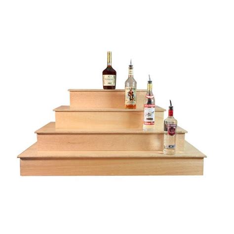 Wood Liquor Shelf Display Free Shipping – Bar Supplies