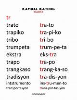 Katinig Kambal Klaster Halimbawa Homeworks Tradisyon Transportasyon Trato Tribo Trumpeta Ekstra Trapiko sketch template